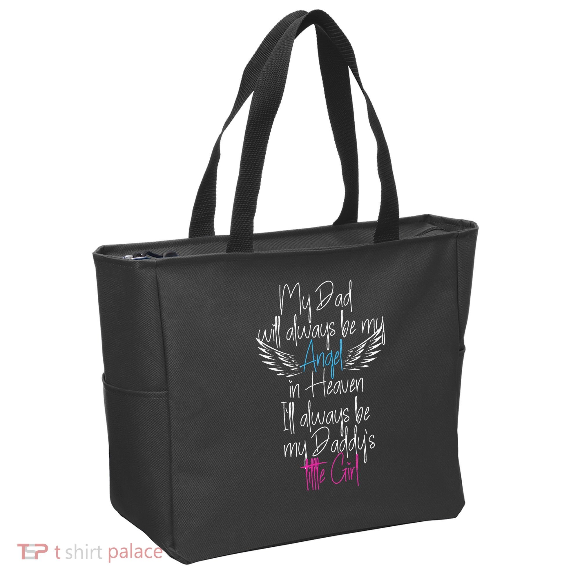 My Dad My Angel In Heaven In Loving Memory Of My Dad Tote Bag