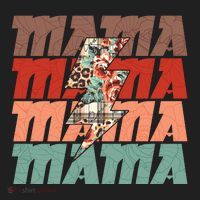 Mothers Day Mama Lightning Rose Pattern Women's Sweatshirt thumb 2