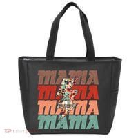 Mothers Day Mama Lightning Rose Pattern Tote Bag thumb 0