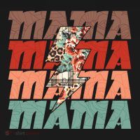 Mothers Day Mama Lightning Rose Pattern Tote Bag thumb 4