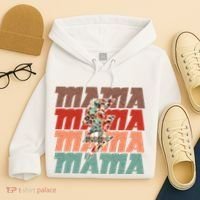 Mothers Day Mama Lightning Rose Pattern Hoodie thumb 4