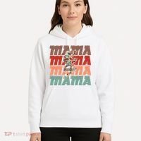 Mothers Day Mama Lightning Rose Pattern Hoodie thumb 5