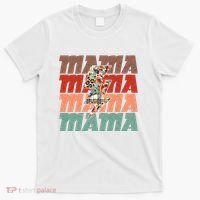 Mothers Day Mama Lightning Rose Pattern T-Shirt thumb 0