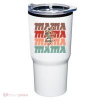 Mothers Day Mama Lightning Rose Pattern Tumbler thumb 0