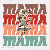 Mothers Day Mama Lightning Rose Pattern Mousepad thumb 1