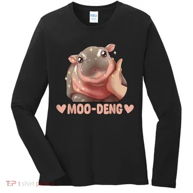 Moo Deng Women's Long Sleeve Shirt