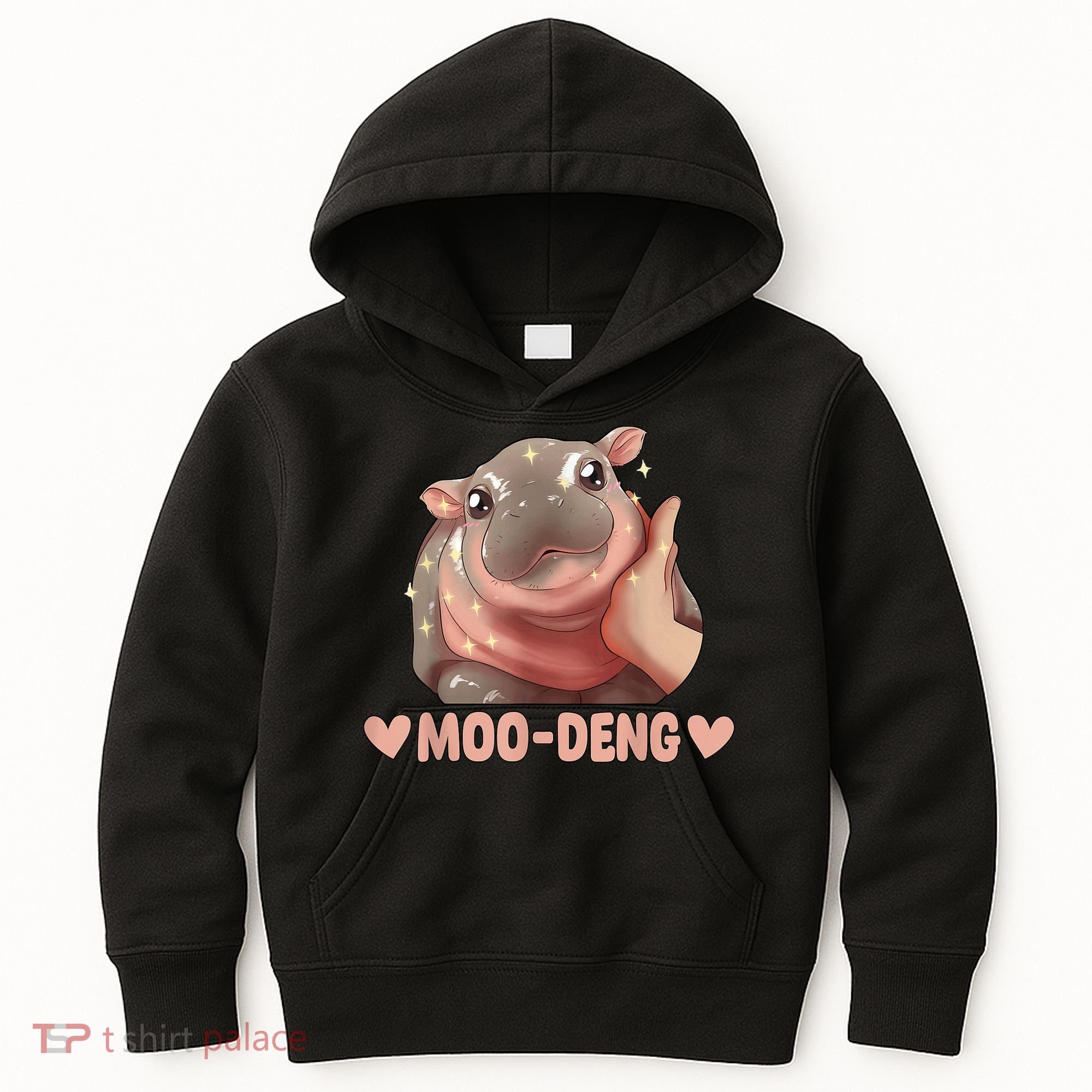 Moo Deng Kids Hoodie