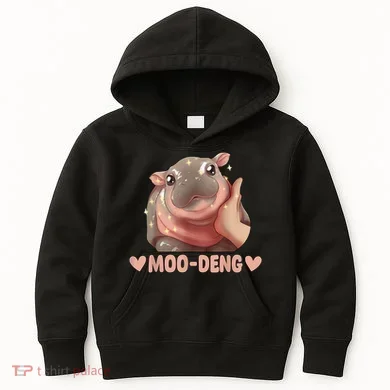 Moo Deng Kids Hoodie