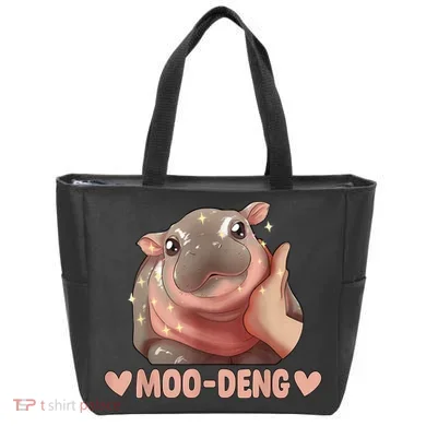 Moo Deng Tote Bag