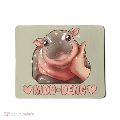 Moo Deng Mousepad