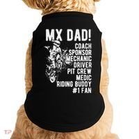 Mx Dad Moto Cross Dad Doggie Tank thumb 0