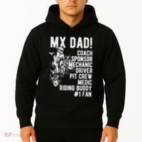Mx Dad Moto Cross Dad Hoodie thumb 2