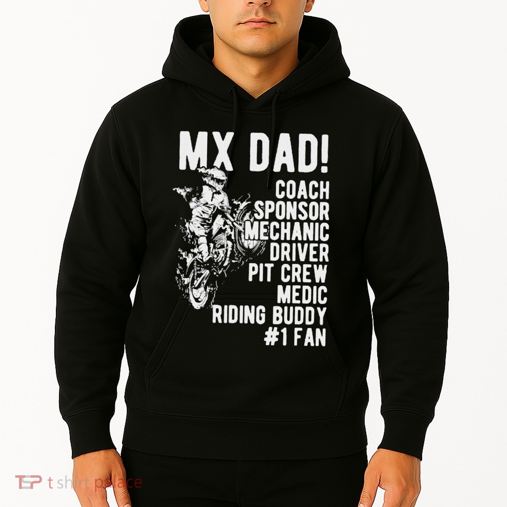 Mx Dad Moto Cross Dad Hoodie