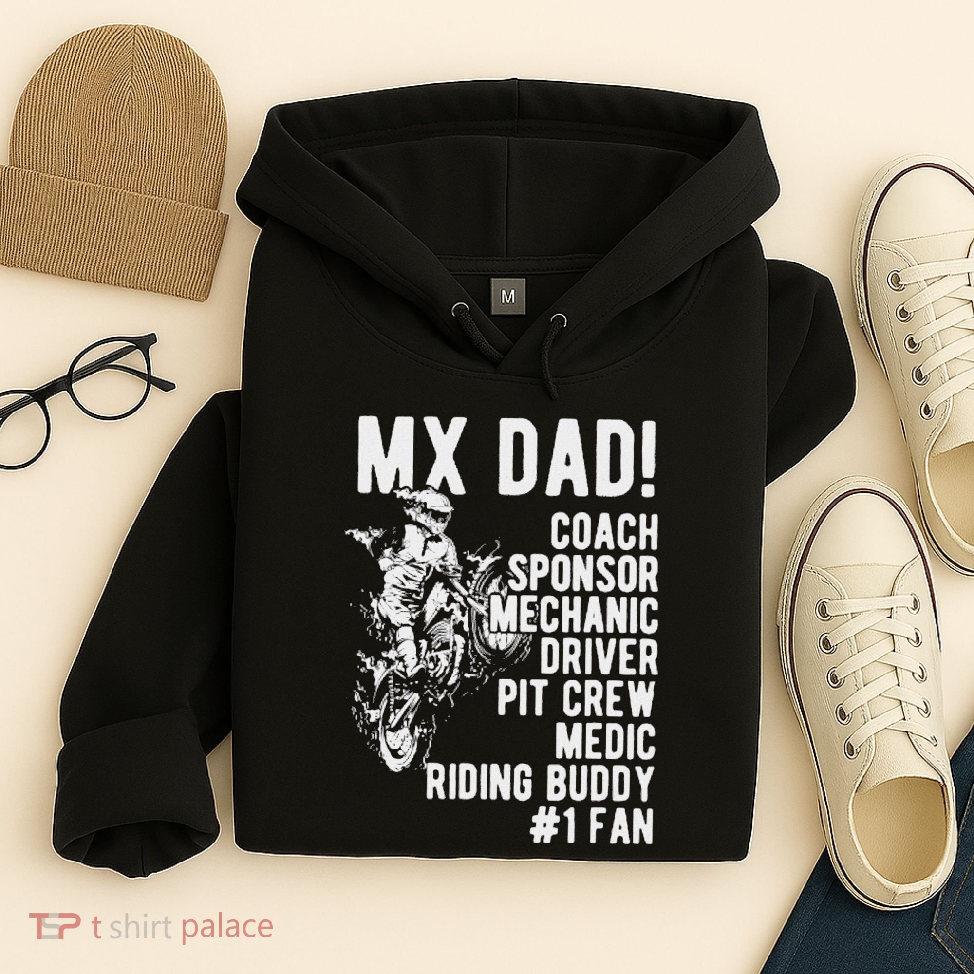 Mx Dad Moto Cross Dad Hoodie