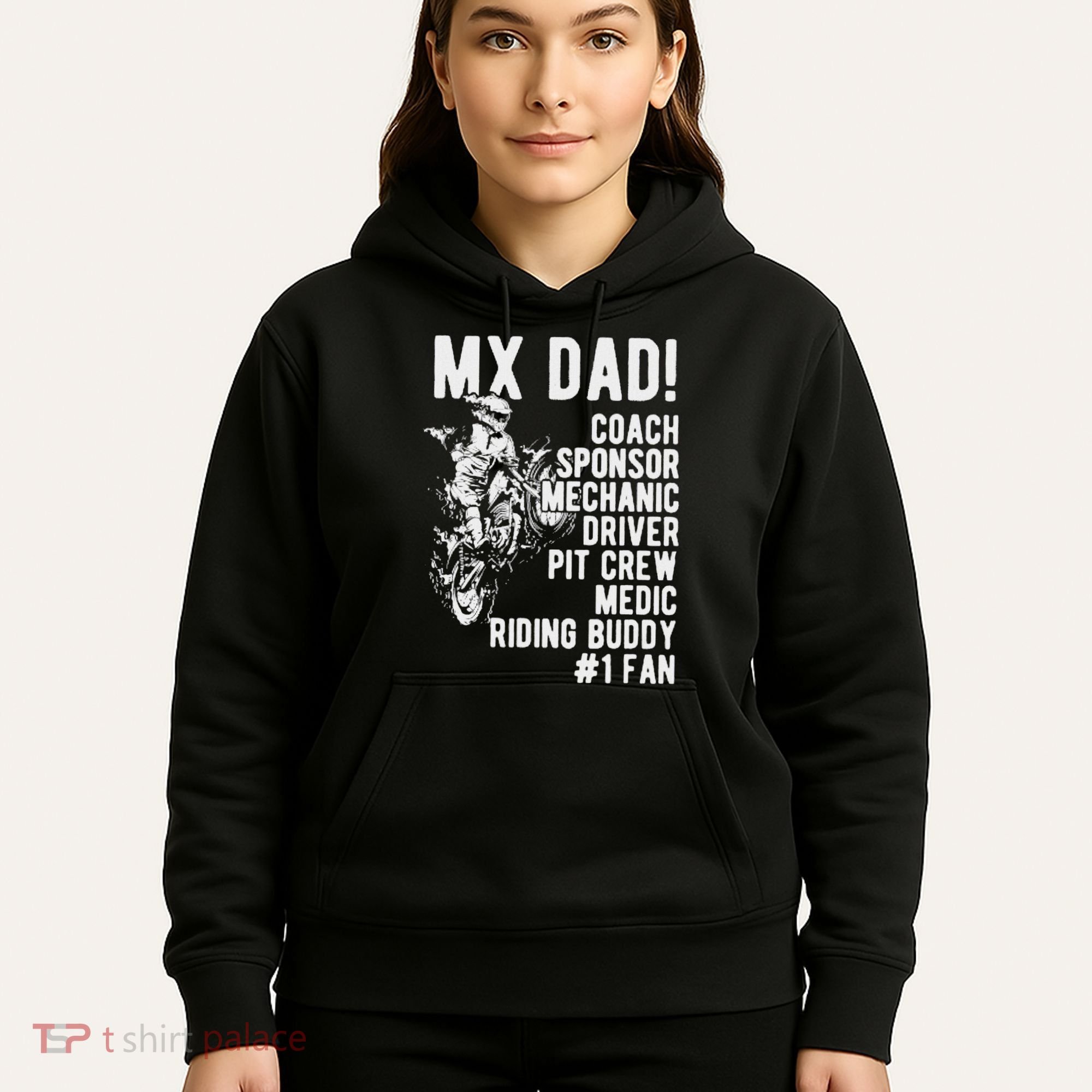 Mx Dad Moto Cross Dad Hoodie