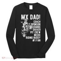 Mx Dad Moto Cross Dad Long Sleeve Shirt thumb 0
