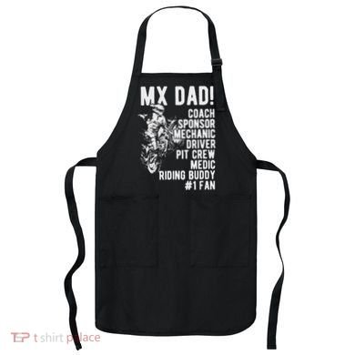 Mx Dad Moto Cross Dad Apron
