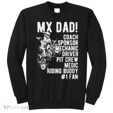 Mx Dad Moto Cross Dad Sweatshirt