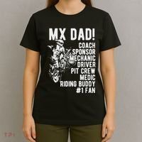 Mx Dad Moto Cross Dad T-Shirt thumb 4