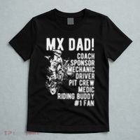 Mx Dad Moto Cross Dad T-Shirt thumb 5