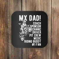 Mx Dad Moto Cross Dad Coaster thumb 0
