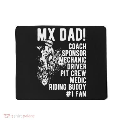 Mx Dad Moto Cross Dad Mousepad
