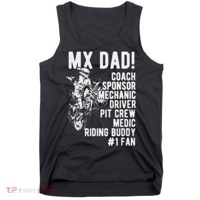 Mx Dad Moto Cross Dad Tank Top