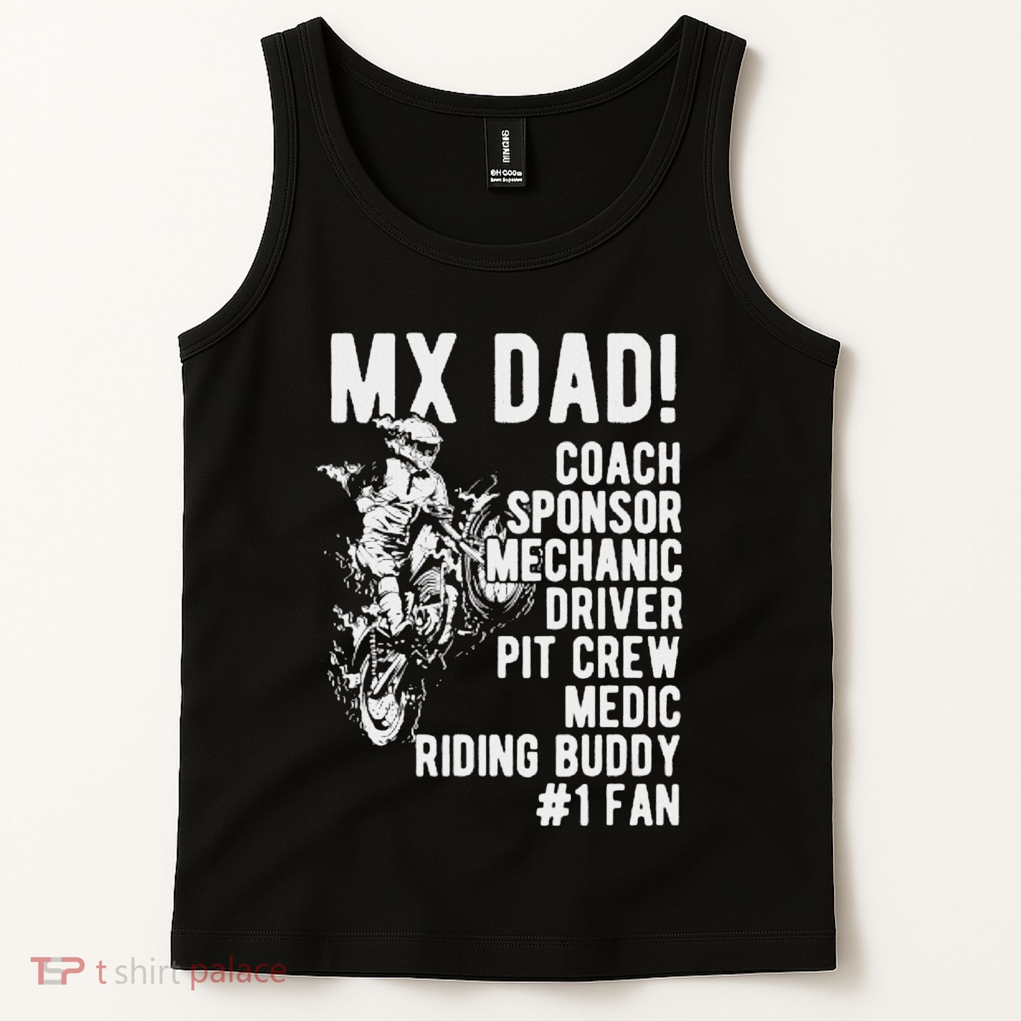 Mx Dad Moto Cross Dad Tank Top