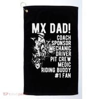 Mx Dad Moto Cross Dad Golf Towel thumb 0