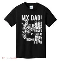Mx Dad Moto Cross Dad Kids T-Shirt thumb 0