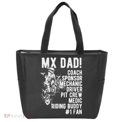 Mx Dad Moto Cross Dad Tote Bag