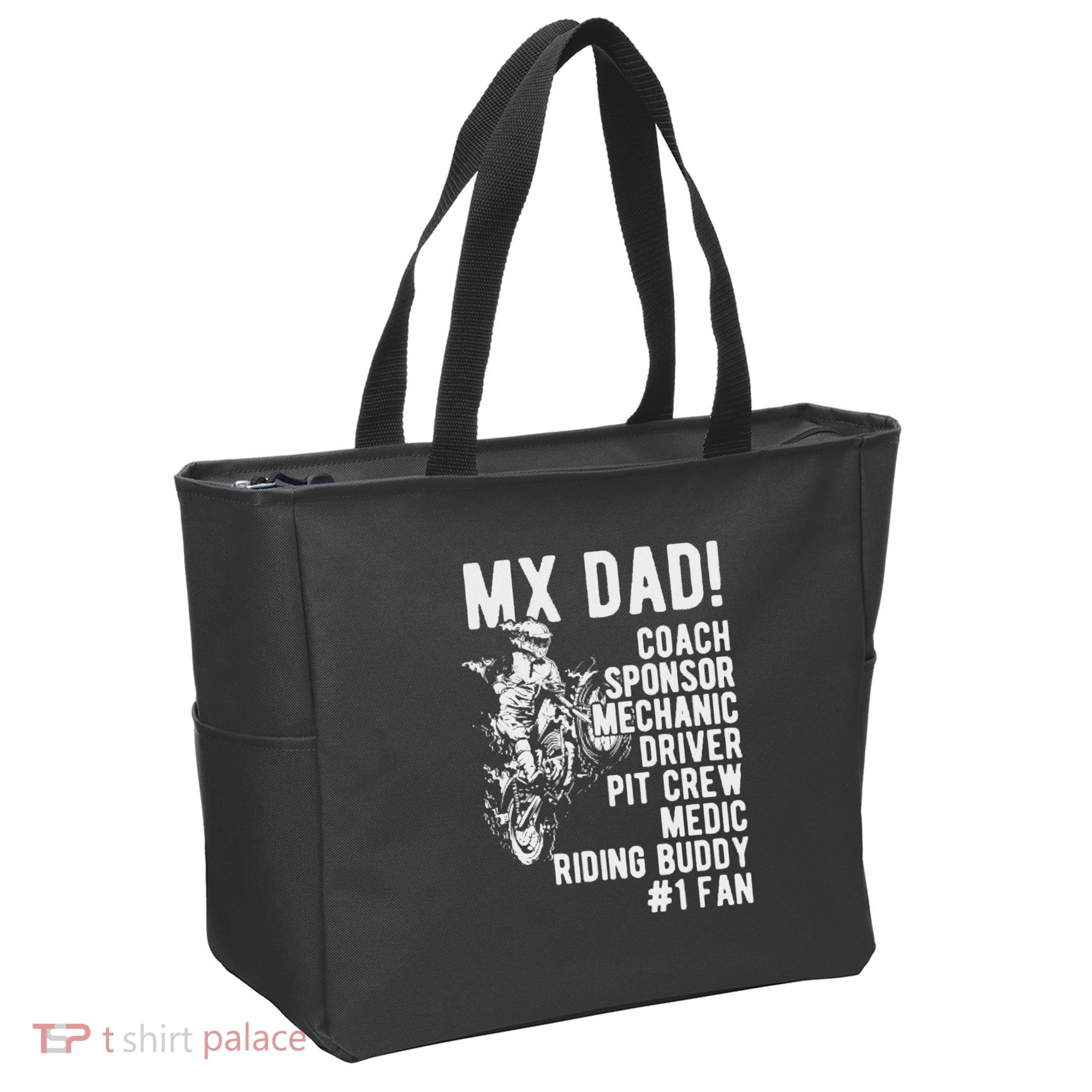 Mx Dad Moto Cross Dad Tote Bag