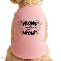 Mothers Day Mom Turn Upside Down Spell Wow Doggie Tank thumb 0