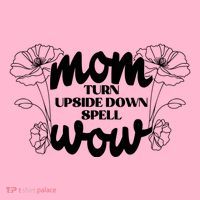 Mothers Day Mom Turn Upside Down Spell Wow Visor thumb 3