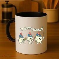 Marching Dumpling  Coffee Mug thumb 4