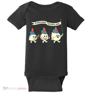 Marching Dumpling  Baby Bodysuit
