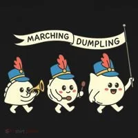 Marching Dumpling  Toddler Hoodie thumb 2