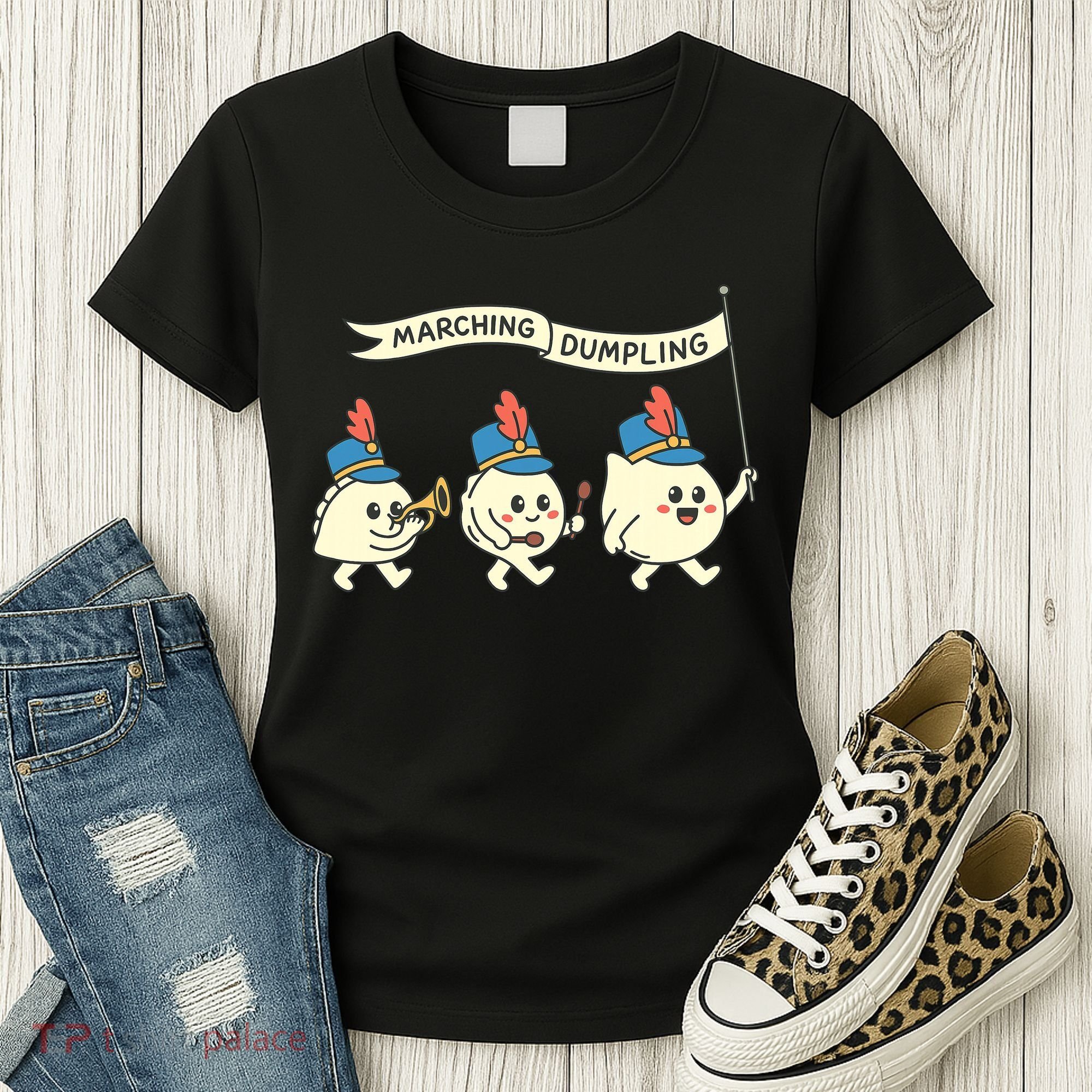 Marching Dumpling  Women's T-Shirt