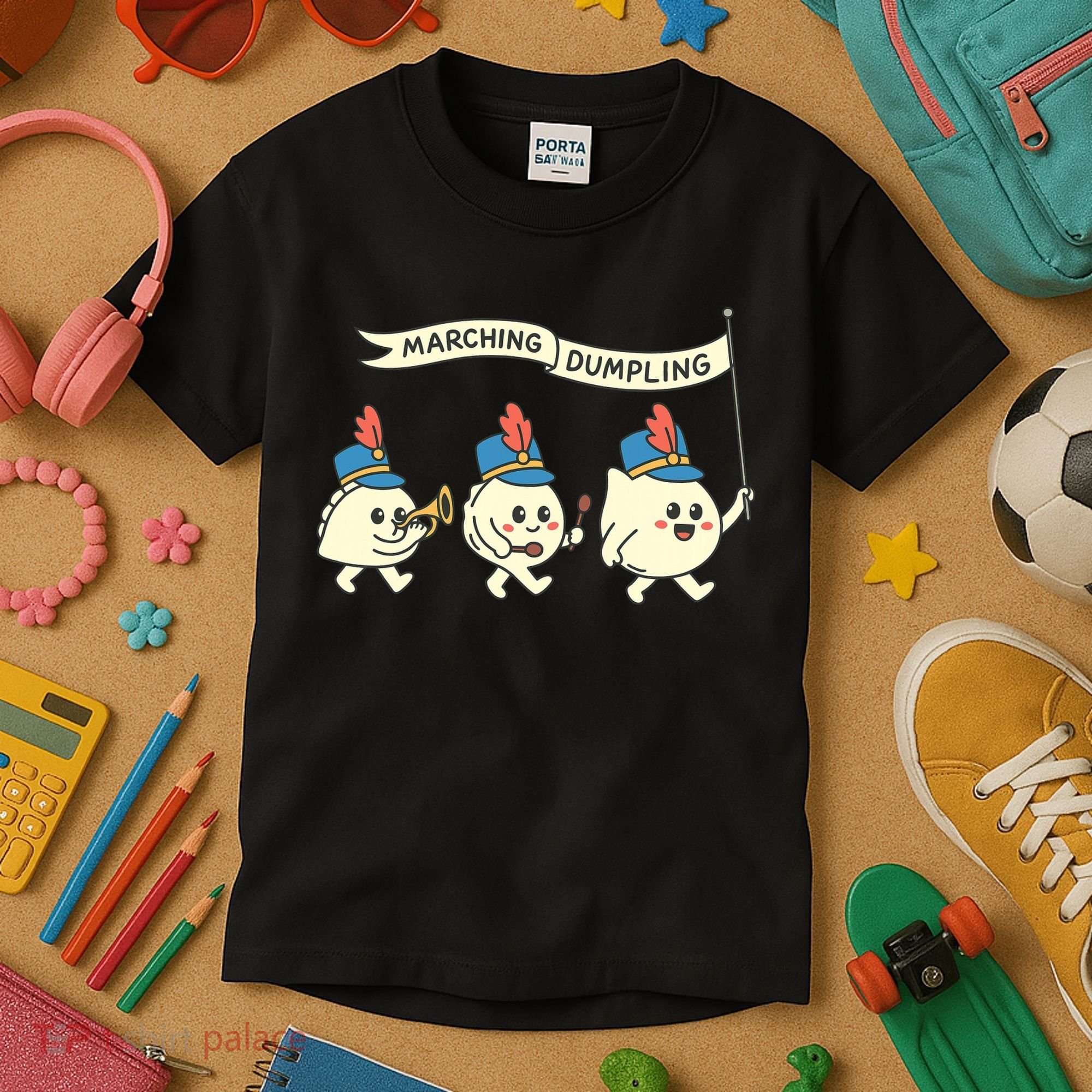 Marching Dumpling  Kids T-Shirt