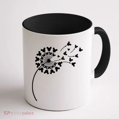 Mickey Dandelion Coffee Mug back