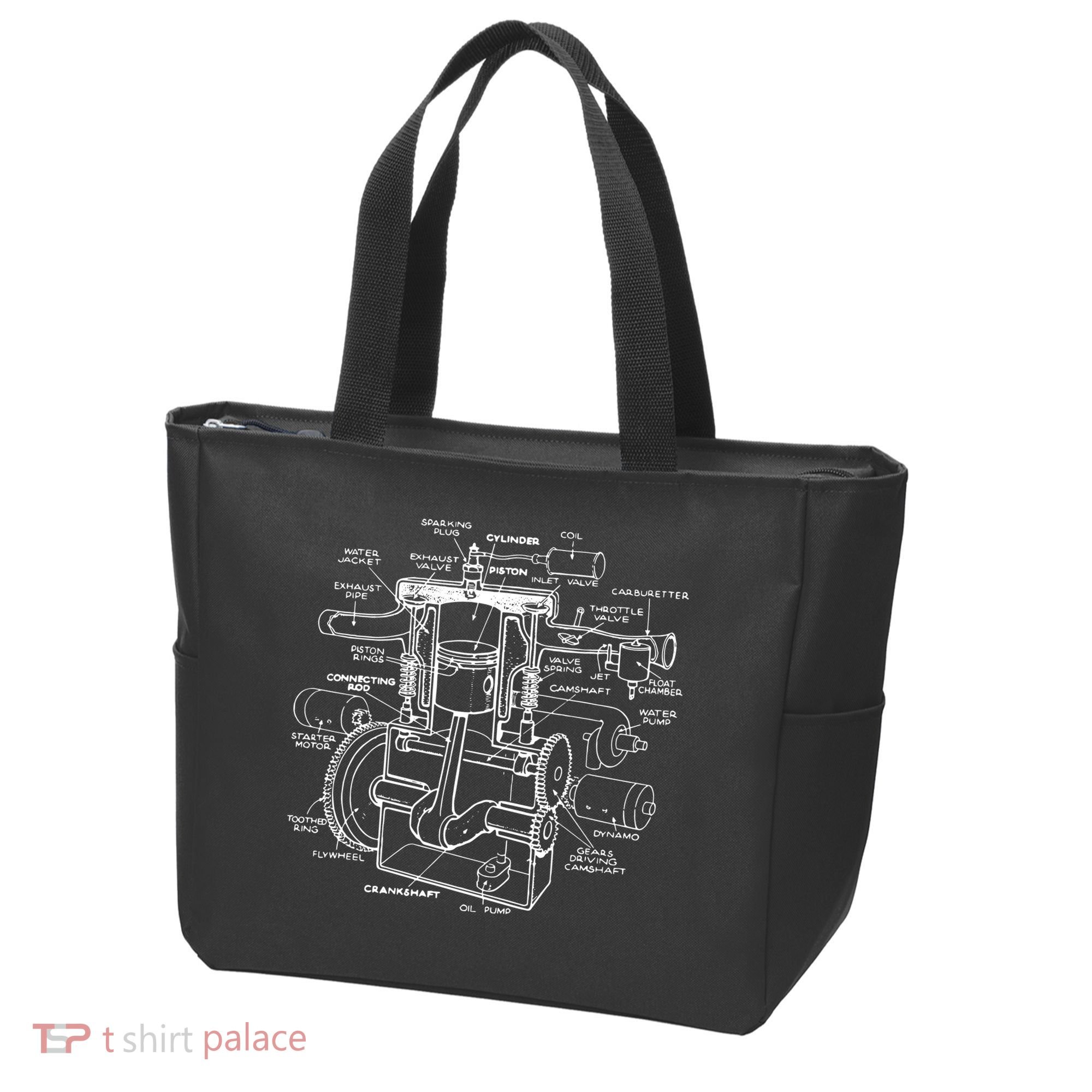 Machine Details Mechanic Tote Bag