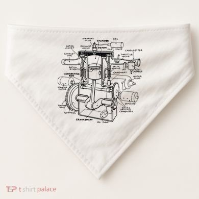 Machine Details Mechanic USA-Made Doggie Bandana