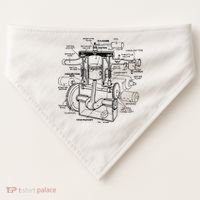 Machine Details Mechanic USA-Made Doggie Bandana thumb 0