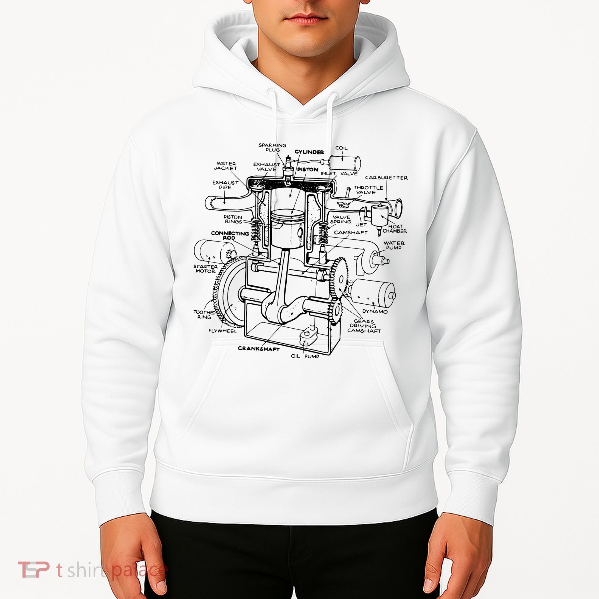 Machine Details Mechanic Hoodie