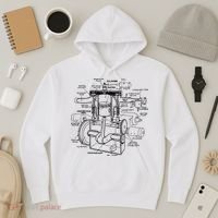Machine Details Mechanic Hoodie thumb 3