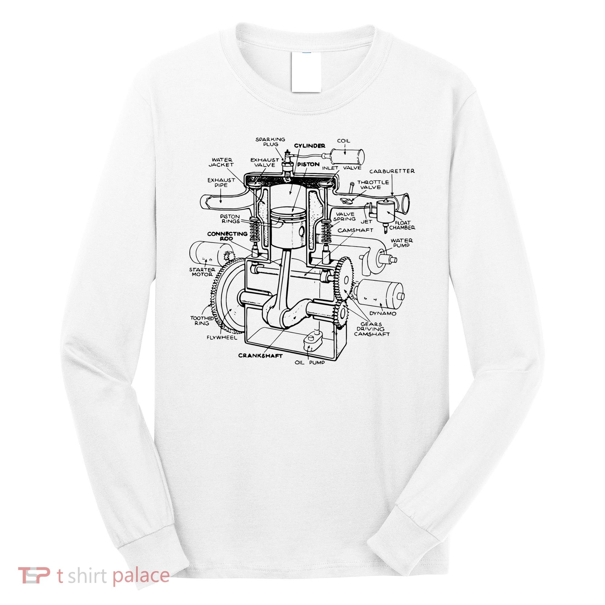 Machine Details Mechanic Long Sleeve Shirt