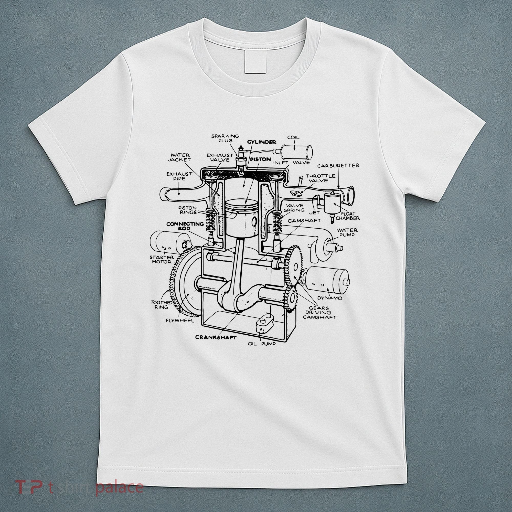 Machine Details Mechanic T-Shirt