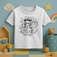 Machine Details Mechanic Toddler T-Shirt thumb 3