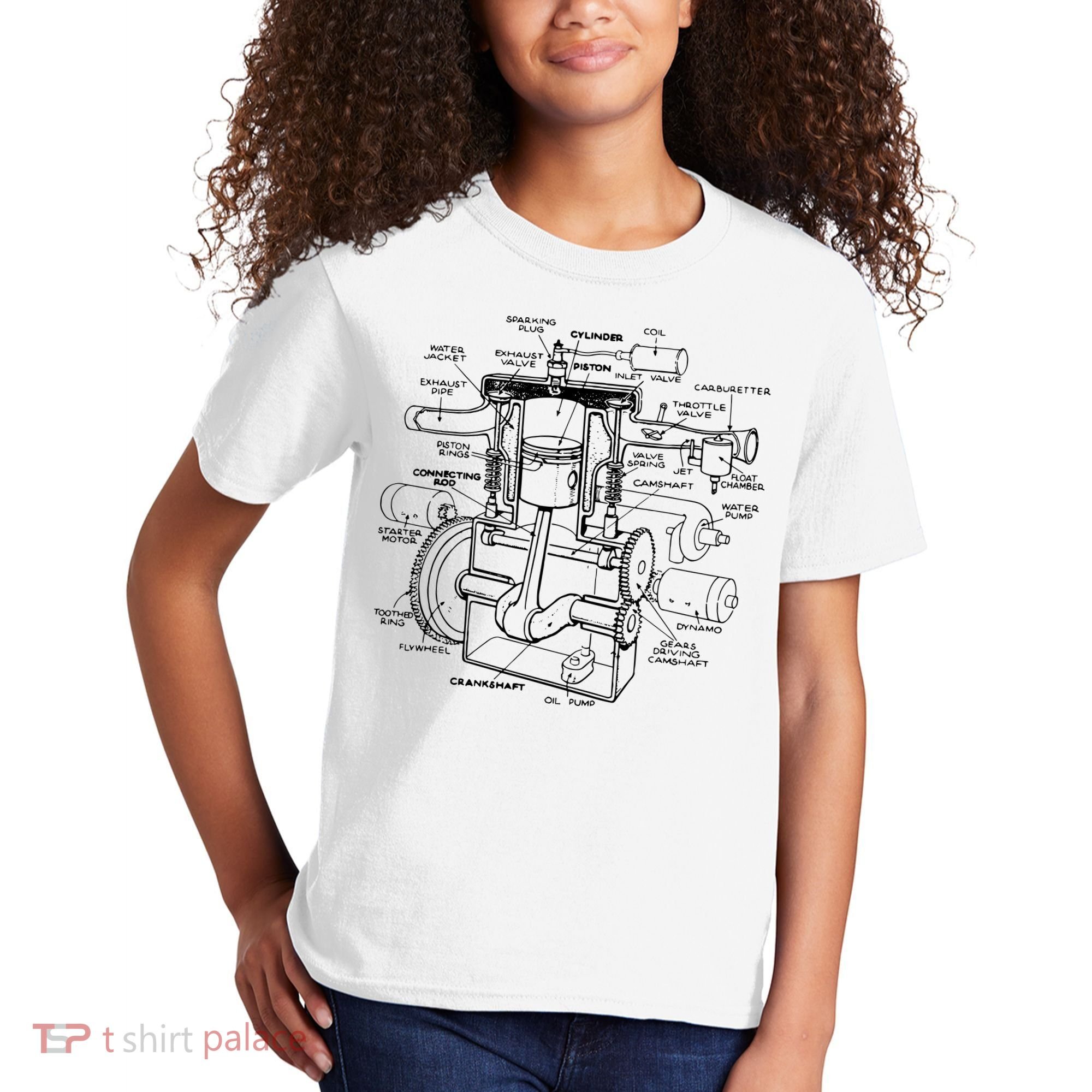 Machine Details Mechanic Kids T-Shirt