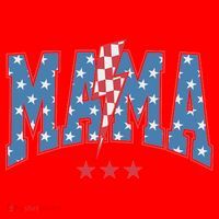 Mama Dada Mini 4th Of July American Family Matching  Santa Hat thumb 1
